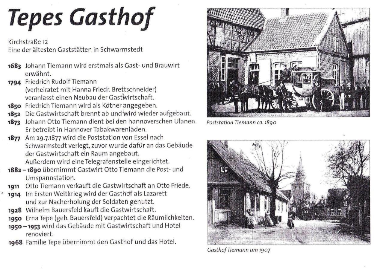 Tepe'S Gasthof Швармштедт Екстер'єр фото